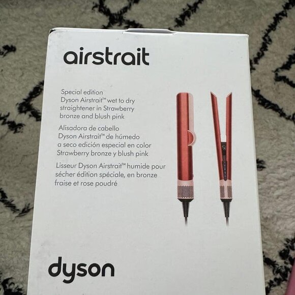 Dyson Other - Dyson Airstrait Straightener ( strawberry bronze and blush pink )